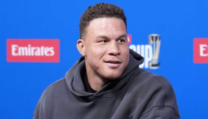 赛事比分-搞笑，布雷克·格里芬惟妙惟肖地模仿快船科怀·伦纳德的笑声